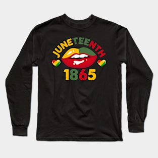 Juneteenth celebrate freedom Long Sleeve T-Shirt